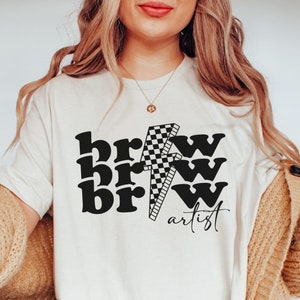 Retro Brow Artist Shirt, Brow Tech Gifts, Eyebrow Artist Tshirt, Brow Tech Tee, Esthetician Graduation Gifts, Waxing & Microblading Tee