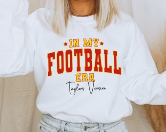 In My Football Era, Taylors Boyfriend Sweatshirt, Vintage Football Shirt, Taylor Football Sweatshirt, Football Era, Gift for Taylor Fan