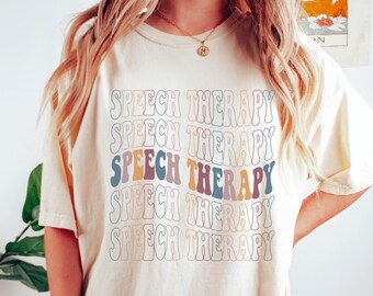 Speech Therapy Shirt, SLP Shirt, Speech Therapist Gift, SLP Gift, Speech Language Pathologist Shirt, Speech Pathology, Comfort Colors