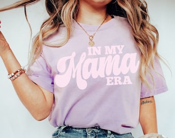 Gift for Mom, Funny Mom Shirt, In My Mama Era, Comfort Colors Concert Shirt, Retro Concert Tee, Concert Shirt for Mom, Funny Mom Gift