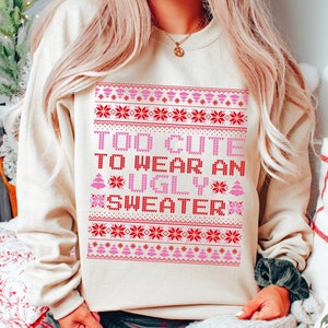 Cute christmas sweater best sale outfits
