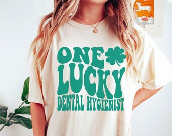 Dentist St Patricks day Shirt, Dentist Crew Dental Hygienist Shirt, Shamrock Shirt, Lucky Dental Assistant, Lucky Dentist T-shirt