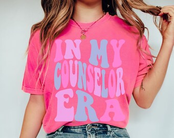 In My Counselor Era, Retro Counselor Shirt, School Counselor Shirt, Funny Counselor Tee, Shirt for Therapist, Therapist Gift, Comfort Colors