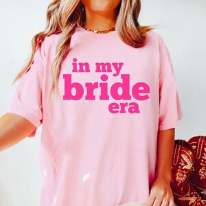 Gift for Bride, In My Bride Era, Funny Bride Shirt, Engagement Gift, Retro Groovy Bride Shirt, Funny Bride gift, Comfort Colors Bride Shirt