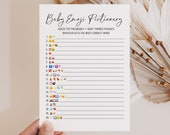 Baby Shower Games | Coed Baby Shower Games | Baby Shower Emoji Game | Printable Games