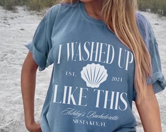 Beach Bachelorette Party Shirts, Last Splash Bachelorette Party, Custom Beach Bachelorette Shirts, Personalized Last Splash Bachelorette