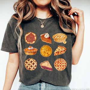 Comfort Colors Thanksgiving Shirt Pumpkin Pie Shirt Funny Thanksgiving Tee Womens Fall Shirt Family Thanksgiving Matching Shirts Group Tees