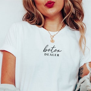 Chemise de remplissage de Botox, chemise de revendeur de Botox, chemise de Botox, chemise d&#39;infirmière esthétique, t-shirt d&#39;infirmière d&#39;injection, cadeau d&#39;infirmière cosmétique, cadeau d&#39;infirmière de Botox