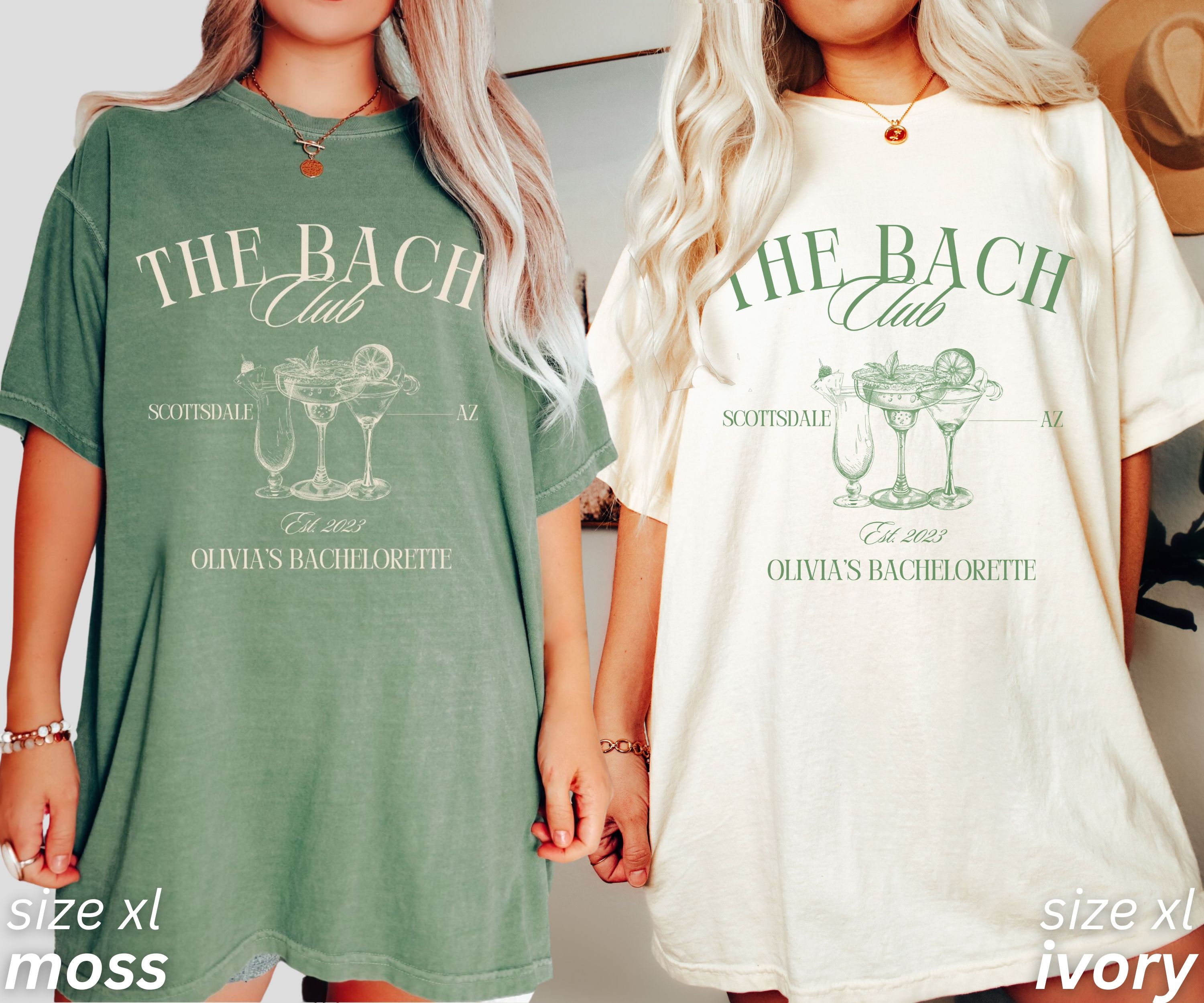 ★SHALOM★ BACH TSHIRTS Bachelorette Party Shirts, the Bach Club Bachelorette Shirts