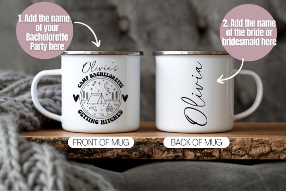Personalized Campfire Mug Coffee Mug, Coffee, Camp Bachelorette