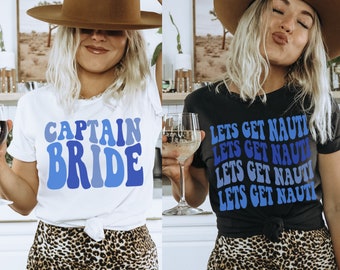 Nautical Bachelorette Party Shirts, Cruise Bachelorette Shirts, Nauti Bachelorette, Retro Bachelorette Shirts, Beach Bachelorette