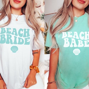 Beach Bachelorette Party Shirts, Miami Bachelorette Tees, Beach Bride Shirt, Beach Babe Top, Bridesmaid Gifts, San Diego Bach Party