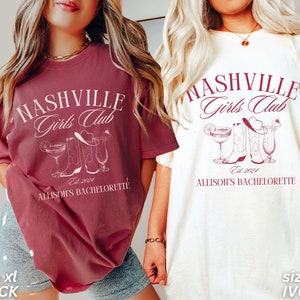 Bachelorette Party Shirts, Nashville Bachelorette, Custom Bachelorette Shirts, Personalized Luxury Bachelorette, Custom Western Bachelorette