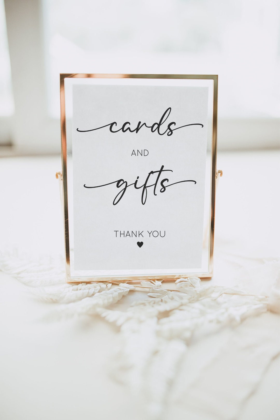 Modern Cards and Gifts Wedding Sign | Printable Wedding Sign ...