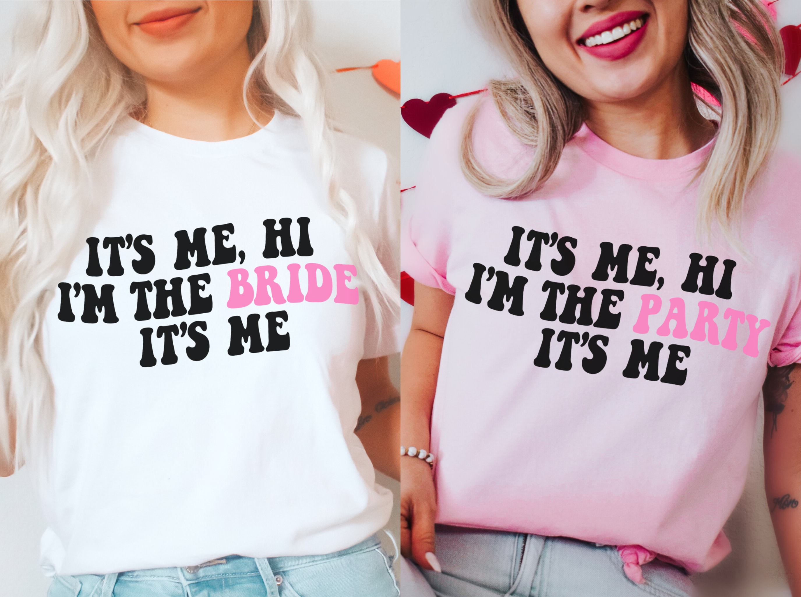 Funny Bachelorette Shirts, Its Me Hi Im the Bride, Bachelorette Party ...