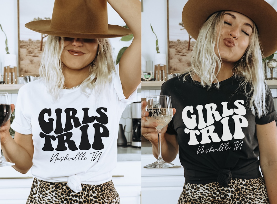 CUSTOM Girls Trip Shirts, Retro Girls Trip Tees, Preppy Girls Trip