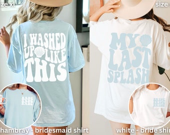 Beach Bachelorette, Beach Bachelorette Party Favors, Last Splash Bachelorette, Beach Bachelorette Shirts, Miami Bachelorette, Beach Bride