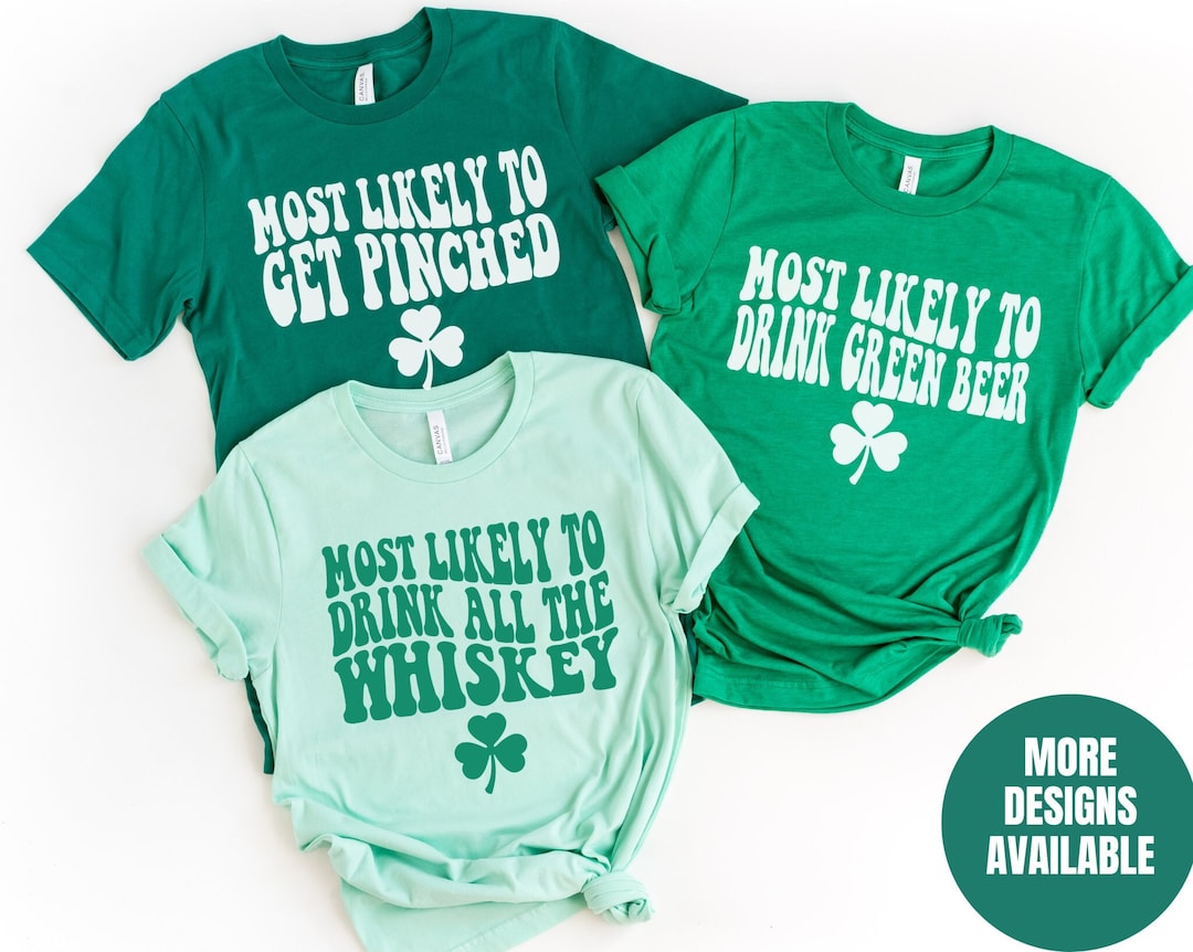 neon st patricks day shirts
