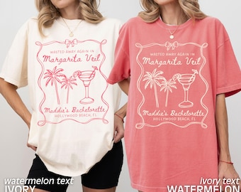 Custom Beach Bachelorette Shirts, Margarita Veil Bachelorette, Funny Beach Bachelorette Party, Margarita Bachelorette, Custom Beach Bridal