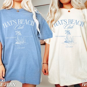 Bachelorette Party Shirts, Beach Club Bachelorette Shirts, Custom Bachelorette Shirts, Personalized Luxury Bachelorette, Beach Bachelorette