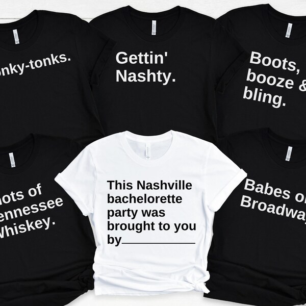 This Bachelorette Party Was Brought To You By Shirts