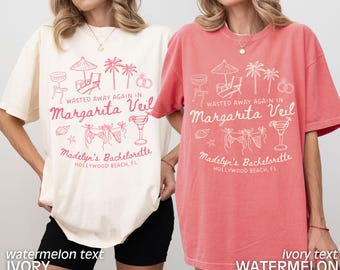 Custom Beach Bachelorette Shirts, Margarita Veil Bachelorette, Funny Beach Bachelorette Party, Margarita Bachelorette, Custom Beach Bridal