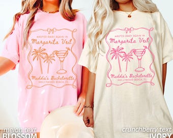 Custom Beach Bachelorette Shirts, Margarita Veil Bachelorette, Funny Beach Bachelorette Party, Margarita Bachelorette, Custom Beach Bridal