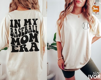 Baseball Mom Shirt, In My Baseball Mom Era, Retro Baseball Season Shirt, High School Baseball, Sports Mom Shirt, Baseball Mom Gift