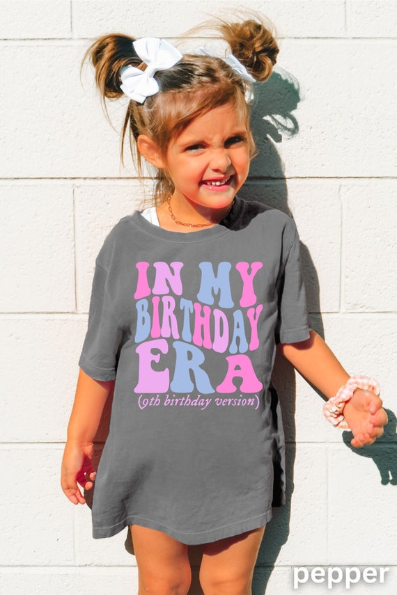 Kids Ninth Birthday Girl Shirt, 9 Year Old Birthday Girl Outfit Kids Ninth Birthday Girl Shirt, 9 Year Old Birthday Girl Outfit