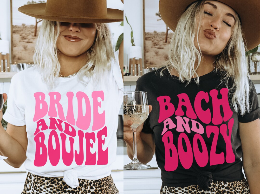 Bachelorette Party Shirts Funny, Bachelorette Shirts, Bride and Boujee ...