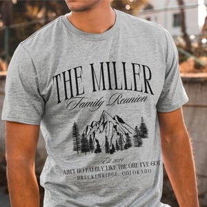 Family Reunion Shirts Custom Family Vacation Tees Camping Trip Family Mountain Trip Shirts Custom Group TShirts Mountain Vacation Tees