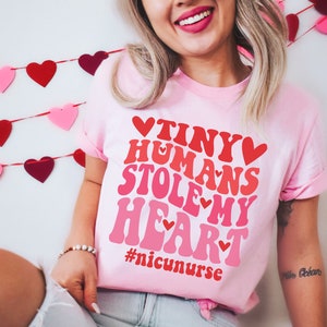 NICU Valentine's Day Shirt, Neonatal Intensive Care Nurse Shirt, Neonatal ICU Nurse shirt, Nicu Nurse Valentines Gift, NICU staff Shirts