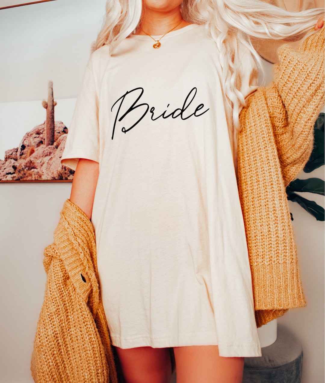 Bride t shirt dress discount