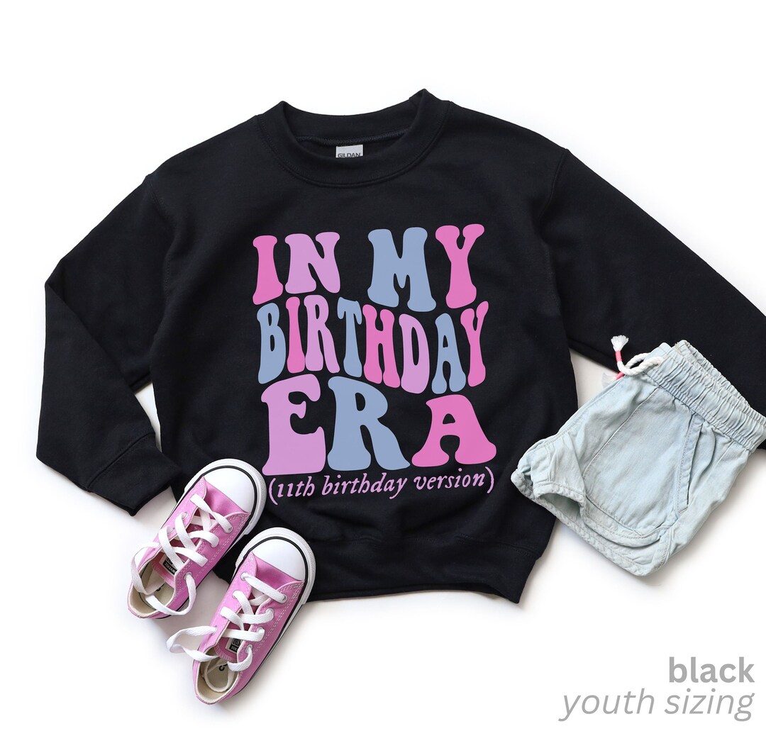 11th Birthday Shirt Girls Birthday Outfit 11 Year Old Girl 11th Birthday  Gifts Cute Birthday Girl Shirt