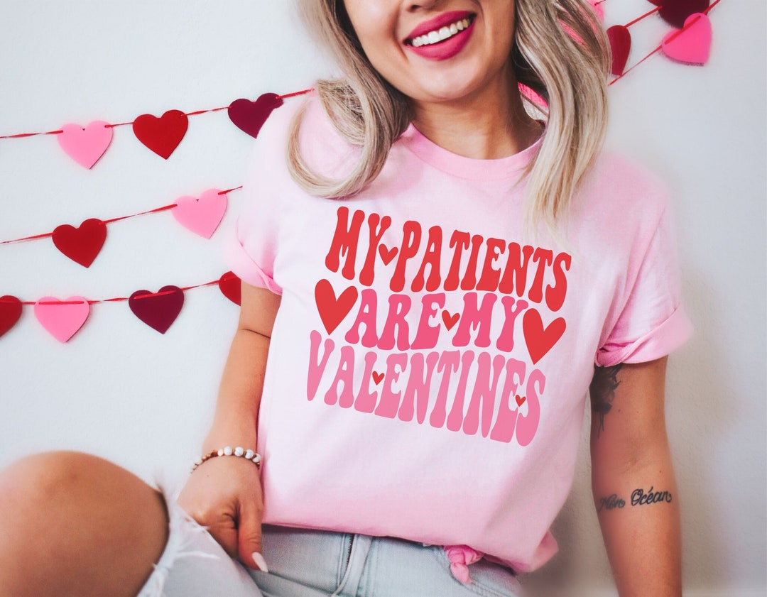 Valentine Nurse Shirt, My Patients Are My Valentines, Retro Nurse Shirt