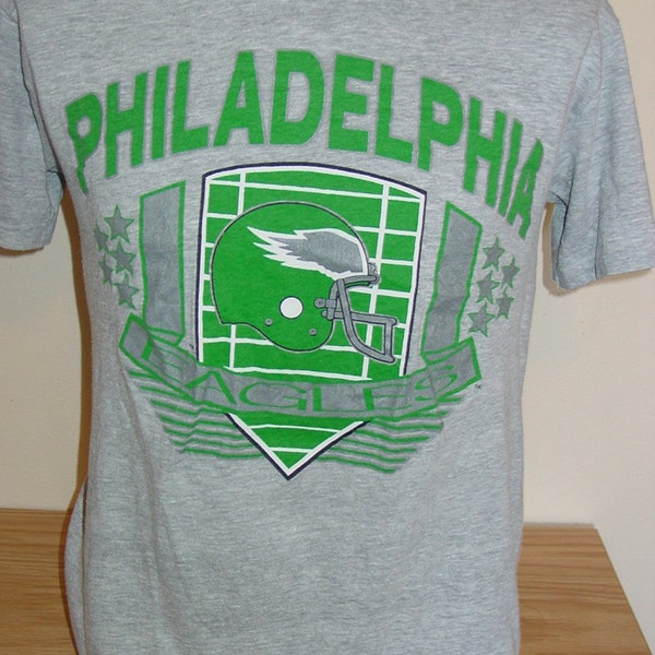 RAYON vintage 1980s Philadelphia Eagles football t shirt - MEDIUM