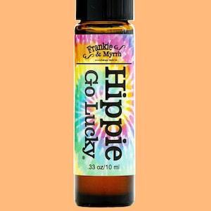 Hippie Go Lucky | Patchouli en grapefruit etherische olie roll-on natuurlijk parfum voor energie, ontspanning en meditatie