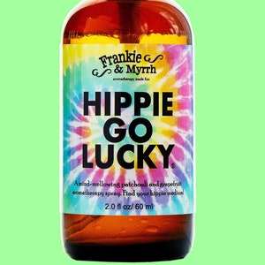 Hippie Go Lucky Patchouli and Grapefruit Aromatherapy Spray image 1