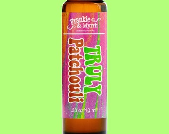 Truly Patchouli Roll-On | Dark Aged Patchouli Perfume/Cologne/Aromatherapy Rollie with Benzoin