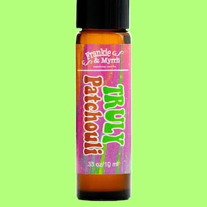 Truly Patchouli Roll-On | Dark Aged Patchouli Perfume/Cologne/Aromatherapy Rollie with Benzoin