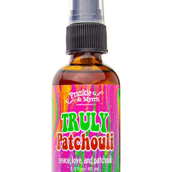 Truly Patchouli | Dark Aged Patchouli Essential Oil Perfume/Cologne/Aromatherapy Spray