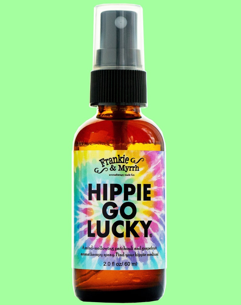 Hippie Go Lucky Patchouli and Grapefruit Aromatherapy Spray image 1