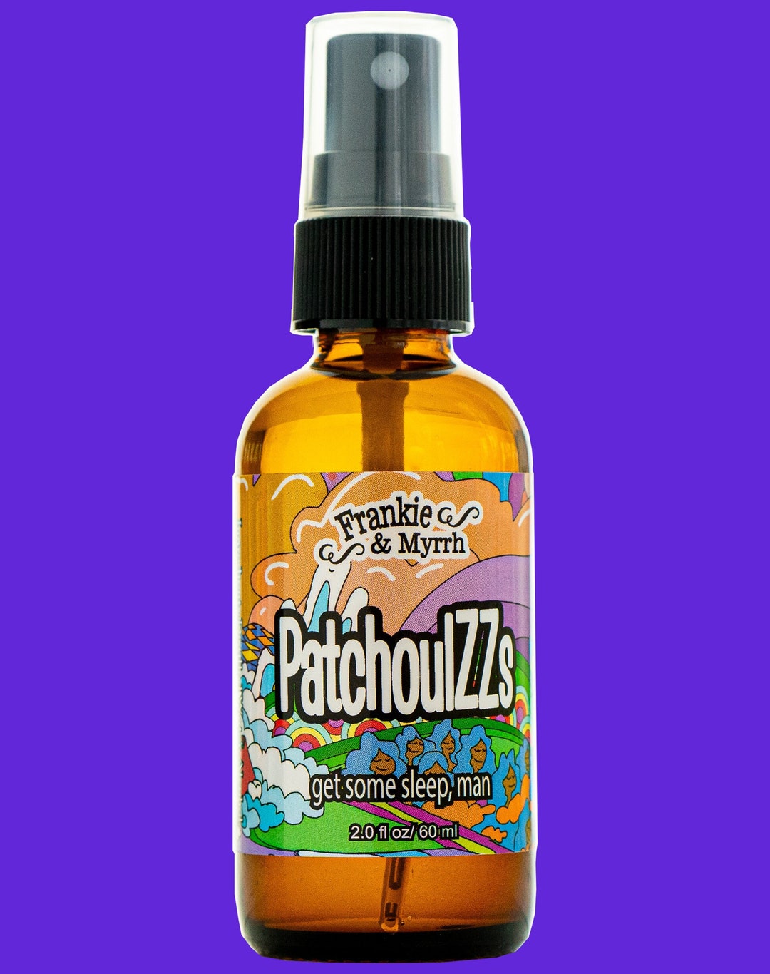 PatchoulZZs Ätherisches Patchouli & Lavendel Öl Snooze Spray Lavendel,  Patchouli, natürlicher Duft für Entspannung - .de