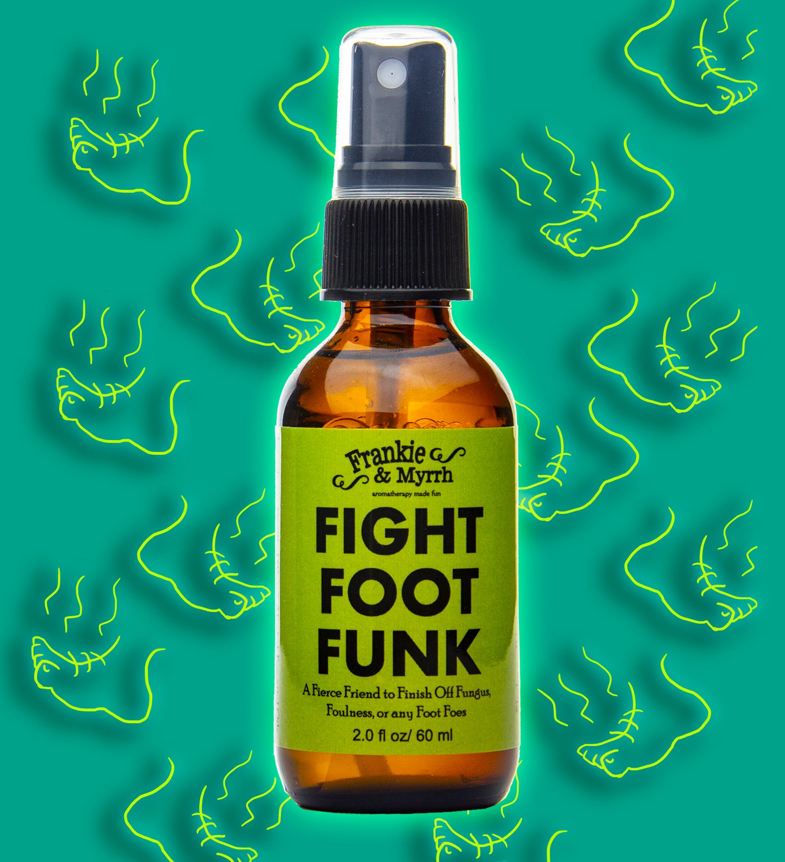 Fight Foot Funk Tea Tree Lemongrass Foot And Shoe Deodorant Etsy