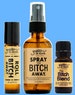 The Bitch Kit --- Aromatherapy Spray, Rollie, and Essential Oil for PMS Symptoms, Bitch Days, Menopause, and Hot Flashes --- Frankie & Myrrh 