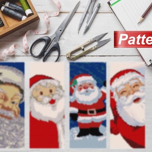 Santa peyote pdf Christmas patterns Santa Claus beadwork Father Christmas peyote beading patterns Saint nicholas even count bracelet delica
