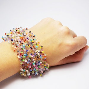 Gift idea summer bracelet best bracelet trending jewelry beaded bracelet LGBT jewelry rainbow bracelet sister bracelet bib bracelet teens image 1