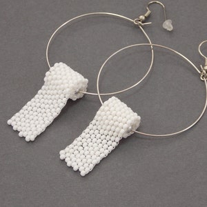 Orecchini di carta igienica bianca Novelty Jewelry lol Gag regalo per le donne Doctor Gift spoof Quarantine 2020 Virus EpidemicO Meme Divertente umorismo prunk