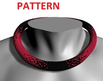 Bead crochet pattern tutorial necklace pattern jewelry pattern jewelry tribal pattern diy american jewelry make bracelet beadwork designs