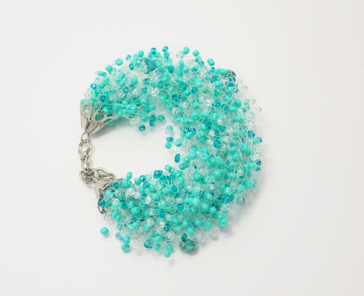 Etsy Handmade jewelry beaded bracelet pastel jewelry marine | Etsy